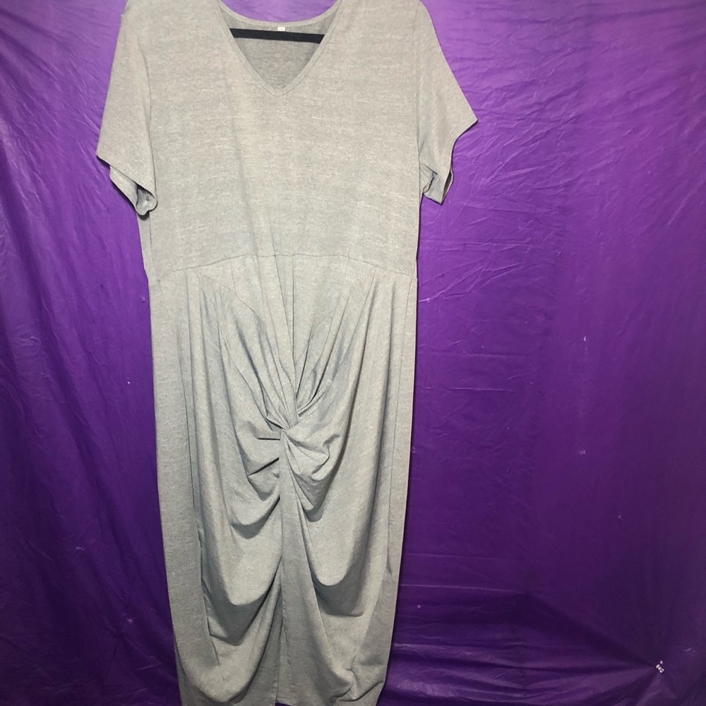Gray Maxi Dress